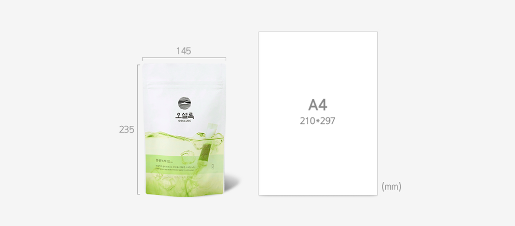 3 X OSULLOC Cold Green Tea, 1 Pouch 20ea, from Korea by OSULLOC
