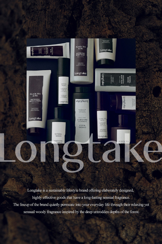 LONGTAKE Sandalwood Body Wash 300ml from Korea by Longtake