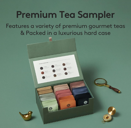 OSULLOC Special Tea Edition Gift Set, 54ea (6 x 9 flavors), Premium Tea Variety sampler - Self Care Gift Box, Premium Gourmet Pure & Blended Tea from Jeju from Korea_KT