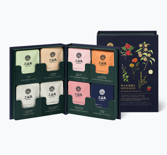 Osulloc Master Blend Tea Gift Set, 32ea (8 FLAVORS X 4ea), from Korea_KT