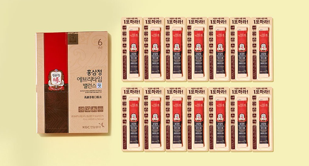 JungKwanJang Red Ginseng Extract Everytime Balance Fit (10ml x 14 pack) from Korea by JungKwanJang