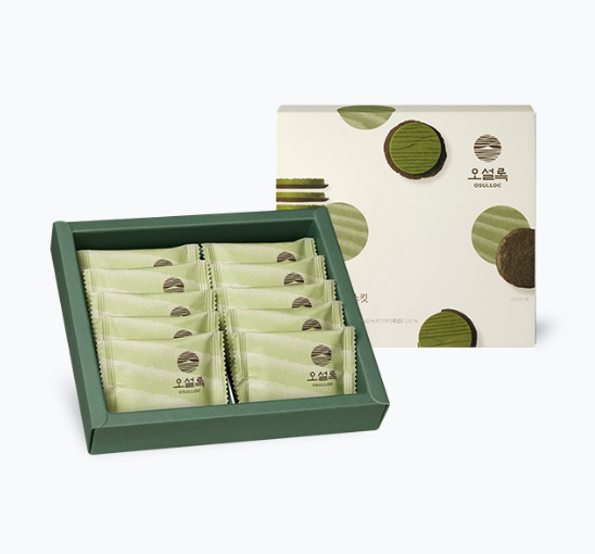 OSULLOC Signature Biscuit, 1 Box 10ea, from Korea by OSULLOC