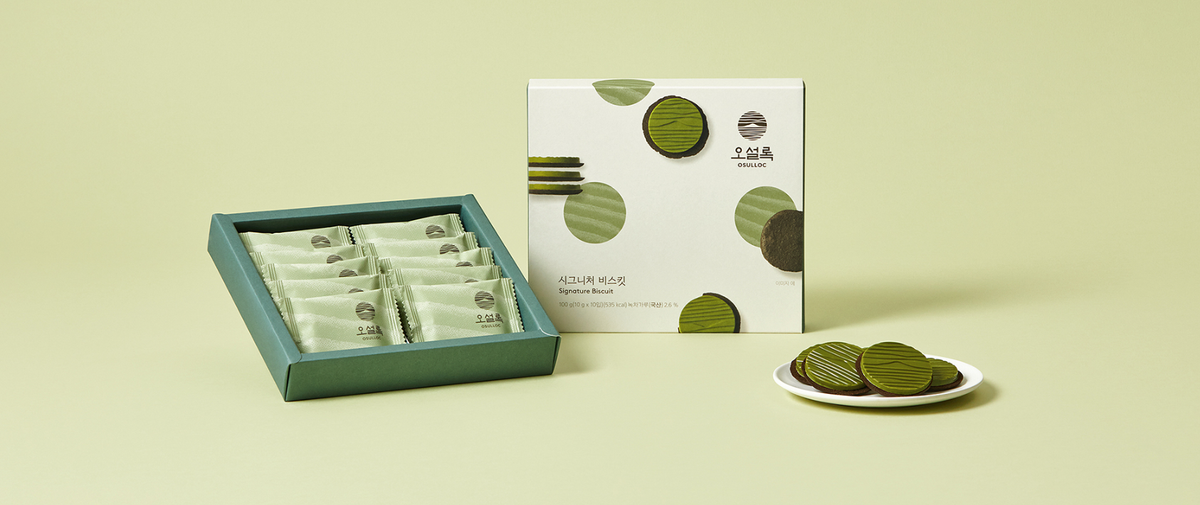OSULLOC Signature Biscuit, 1 Box 10ea, from Korea by OSULLOC