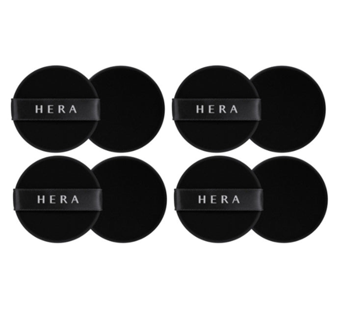 4 x HERA Black Cushion PUFF Pack (2 ea) from Korea by HERA