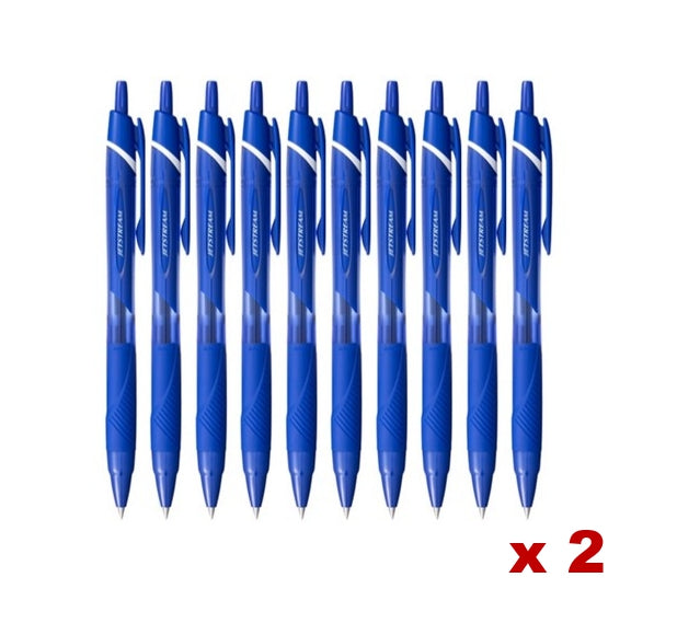 20 x Jetstream Ballpoint Pen 0.5mm SXN-150 Blue - Smooth Writing & Reliable Ink Flow