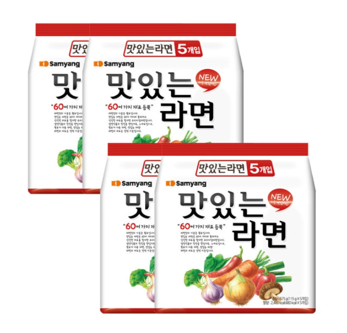 20 x Samyang Delicious Ramen(Samyang Vegetasty Noodle Soup) 115g from Korea
