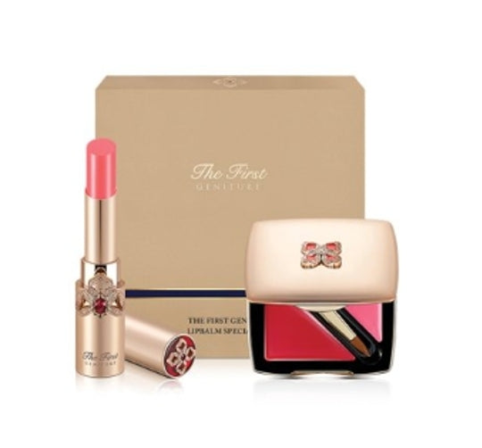 O HUI The first Geniture Lip Balm Pink July August 2023 Set (2 Items) from Korea