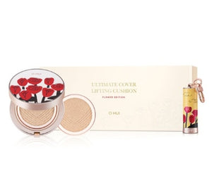 O HUI Ultimate Cover Lifting Cushion #1 Flower Edition July August 2023 Set (3 Items) from Korea_MU