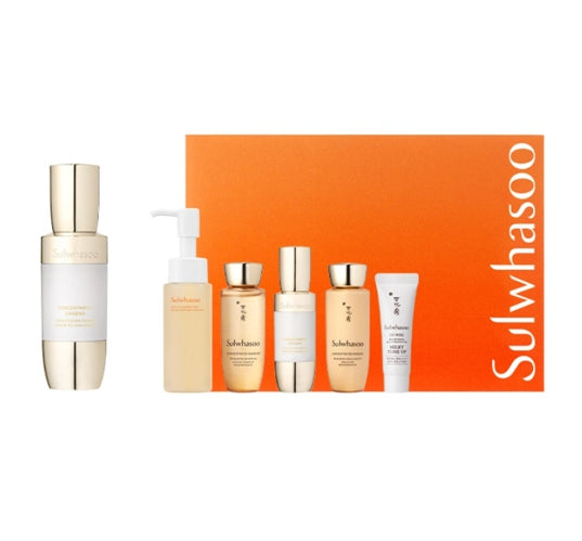 Sulwhasoo Concentrated Ginseng Renewing Serum Brightening Set (6 Items) + Serum Sample 8ml from Korea