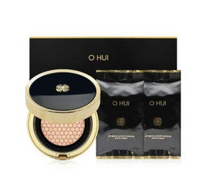 O HUI Ultimate Cover Cushion Satin Finish #1, July August 2023 (3 Items) from Korea