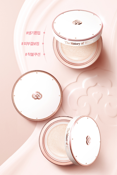 2 x The history of whoo Gongjinhyang:Seol Radiant White Tone Up Sun Cushion Pack (Main 13g + Refill 13g) or Refill from Korea by The History of Whoo