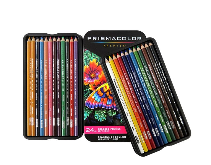 Prismacolor Premier Colored Pencils, 24-Color Set
