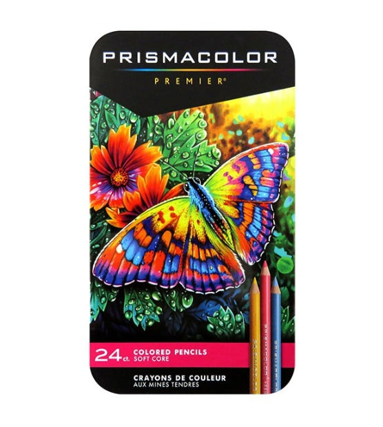 Prismacolor Premier Colored Pencils, 24-Color Set