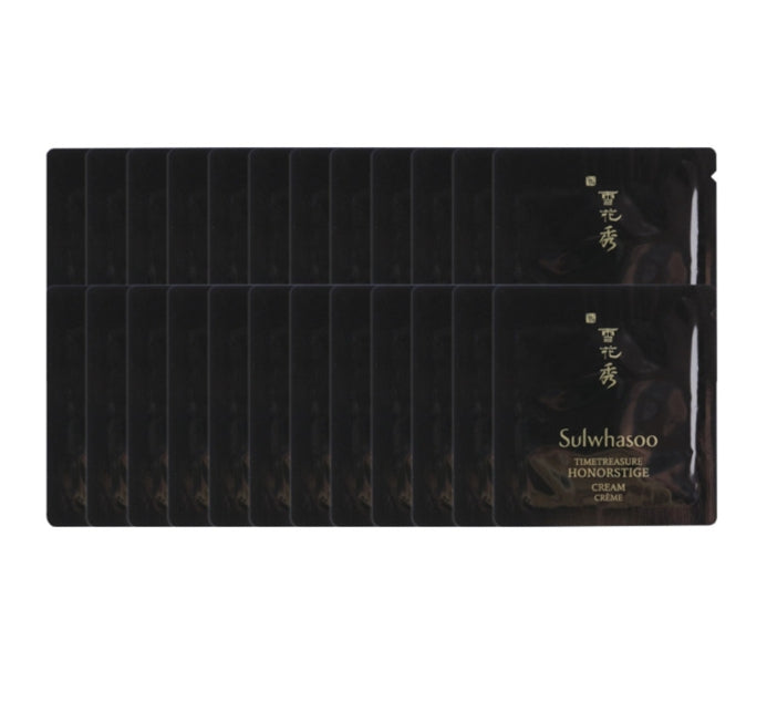 [For Testing] 24 x Sulwhasoo Timetreasure Honorstige Cream Pouch 1ml Korea by Sulwhasoo