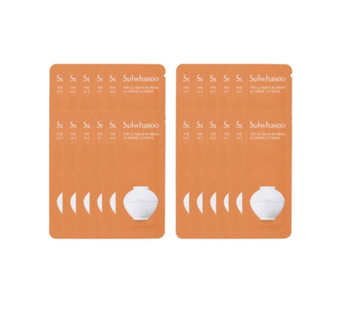 [For Testing] 24 x Sulwhasoo The Ultimate S Cream Pouch 1ml Korea by Sulwhasoo