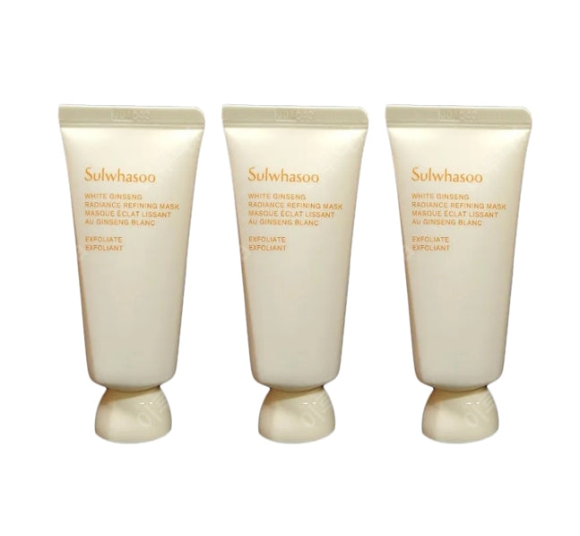 [Trial Kit] 3 x Sulwhasoo White Ginseng Radiance Refining Mask 35ml  from Korea