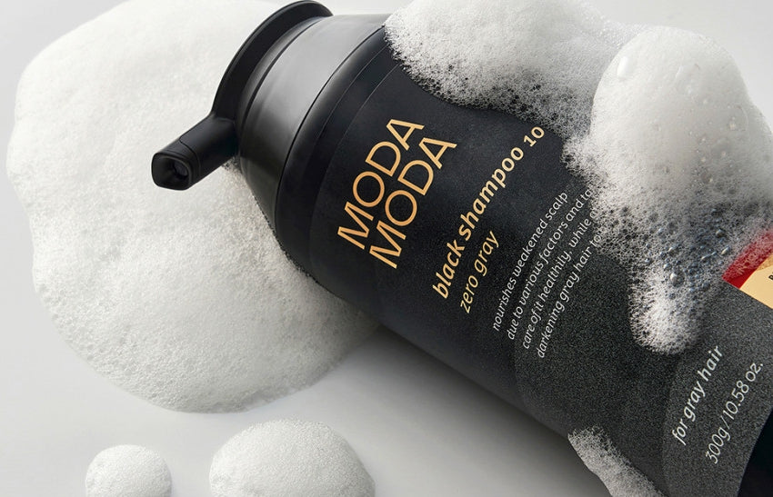 MODAMODA Zero Gray Black Shampoo 300g from Korea_updated by MODAMODA