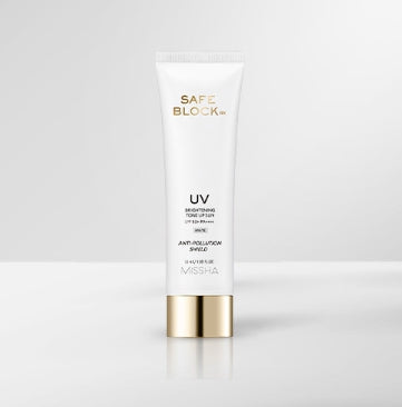 2 x MISSHA Safe Block Rx UV Brightening Tone Up Sun SPF50+ PA++++ 50ml from Korea by MISSHA
