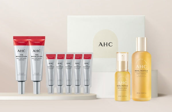 AHC Ten Revolution Real Eye Cream for Face Firming Ritual Set (5 Items) from Korea