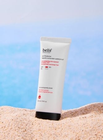 belif UV Protector Leports Sunscreen Waterproof 80ml from Korea by belif