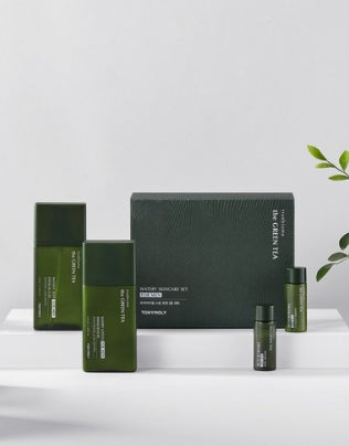 [MEN] TONYMOLY The Green Tea Truebiome Watery For Men Set (4 Items) from Korea by TONYMOLY