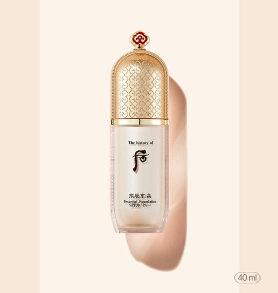 2 x The History of Whoo Gongjinhyang:Mi Essential Foundation #1, #2 40ml from Korea by The History of Whoo