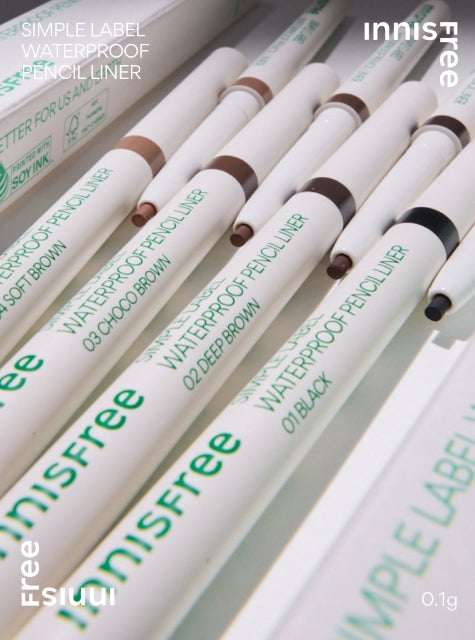 innisfree Simple Label Waterproof Pencil Liner 0.1g (4 Colours) from Korea by innisfree