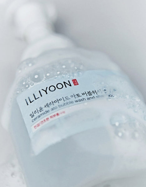ILLIYOON Ceramide Ato Bubble Wash and Shampoo 400ml from Korea