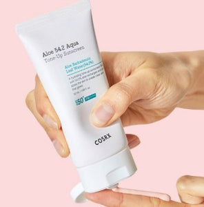 2 x COSRX Aloe 54.2 Aqua Tone-up Sunscreen 50ml, SPF 50+ PA++++ from Korea by COSRX