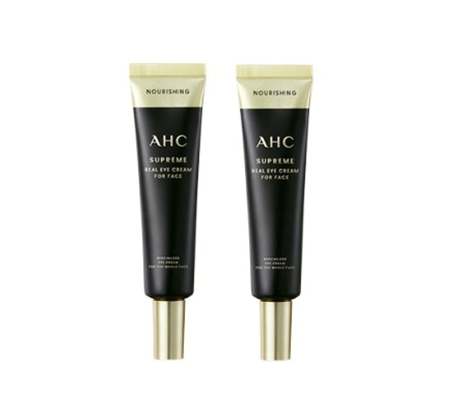 2 x AHC Supreme Real Eye Cream For Face 30ml from Korea by AHC