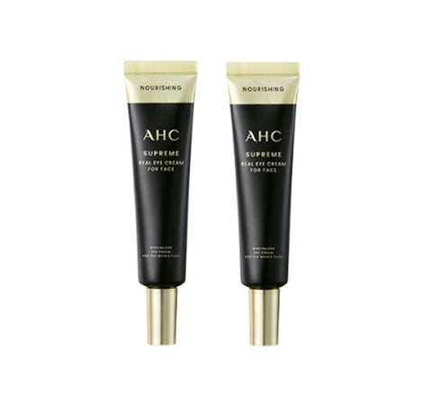 2 x AHC Supreme Real Eye Cream For Face 30ml from Korea