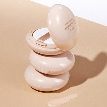 TONYMOLY Triple Collagen Egg Skin Cushion 15g, SPF50+ PA++++, 2 Colours from Korea by TONYMOLY