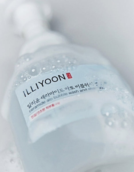 2 x ILLIYOON Ceramide Ato Bubble Wash and Shampoo 400ml from Korea by ILLIYOON