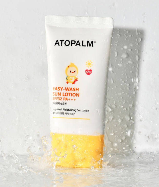 ATOPALM Easy Wash Sun Lotion 60ml, SPF32 PA+++ from Korea by ATOPALM