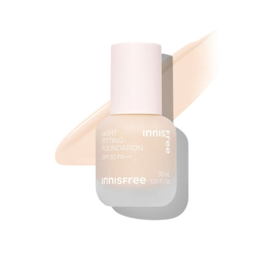 innisfree Light Fitting Foundation 30ml, SPF20 PA++, 4 Colors from Korea by innisfree