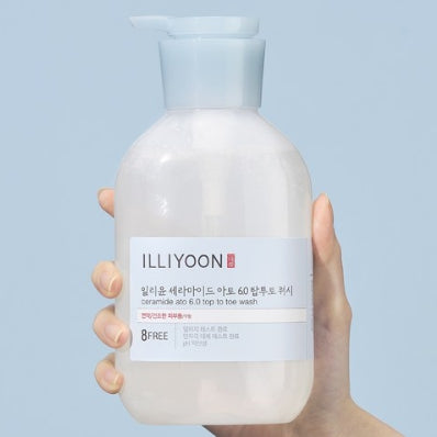 2 x ILLIYOON Ceramide Ato 6.0 Top To Toe Wash 500ml from Korea