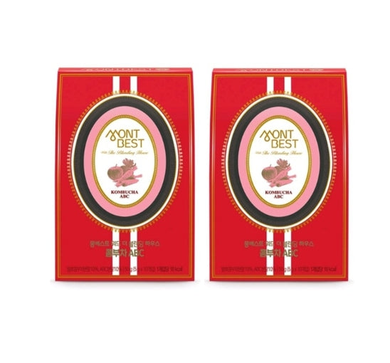 2 X MONTBEST With The Blending House Kombucha ABC, 10 sticks from Korea_KT by MONTBEST