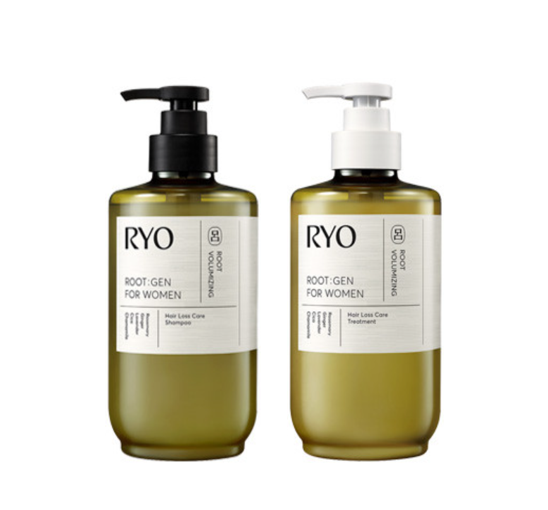 Ryo ROOT:GEN for Women Root Volumizing Hair Loss Care Shampoo 353ml + Ryo ROOT:GEN for Women Root Volumizing Hair Loss Care Treatment 353ml from Korea_H by Ryo