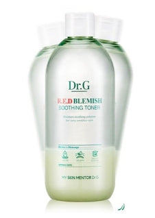 2 x Dr.G Red Blemish Soothing Toner 400ml from Korea