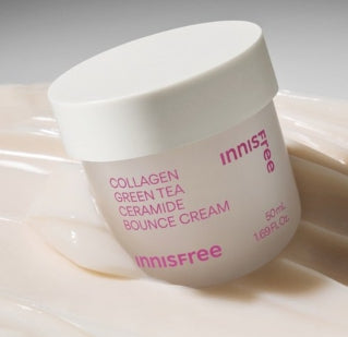 innisfree Collagen Green Tea Ceramide Bounce Cream 50ml from Korea by innisfree