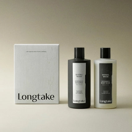 LONGTAKE Sandalwood Shampoo + Body Wash Set (2 Items) from Korea by Longtake