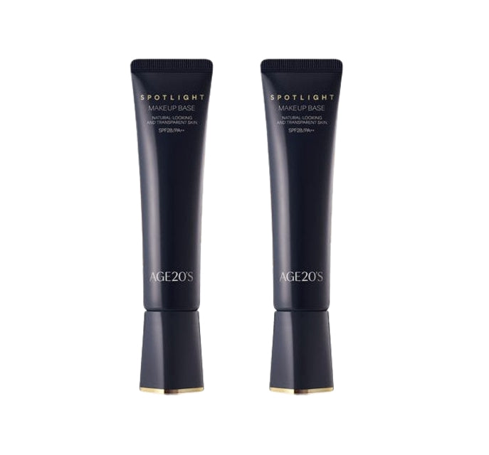 2 x AGE 20's Spotlight Makeup Base 35ml SPF28/PA++ from Korea by AGE 20's
