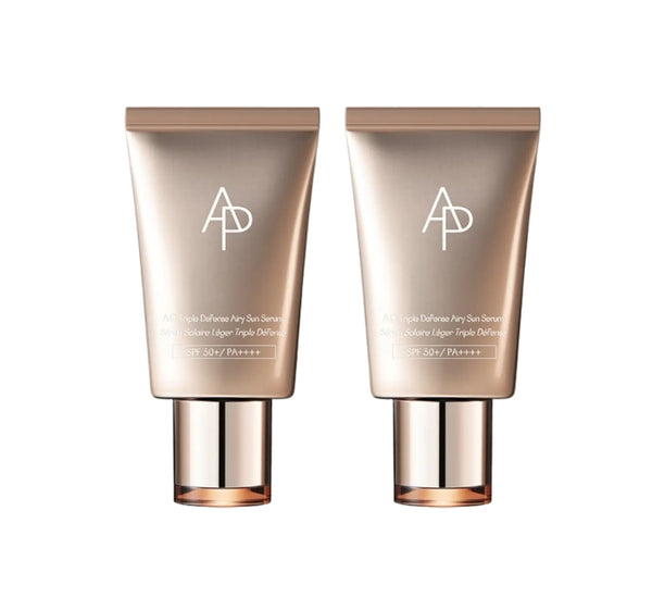 2 x AP BEAUTY A.O. Triple Defense Airy Sun Serum 40ml from Korea + Samples(2 Items) by AP BEAUTY
