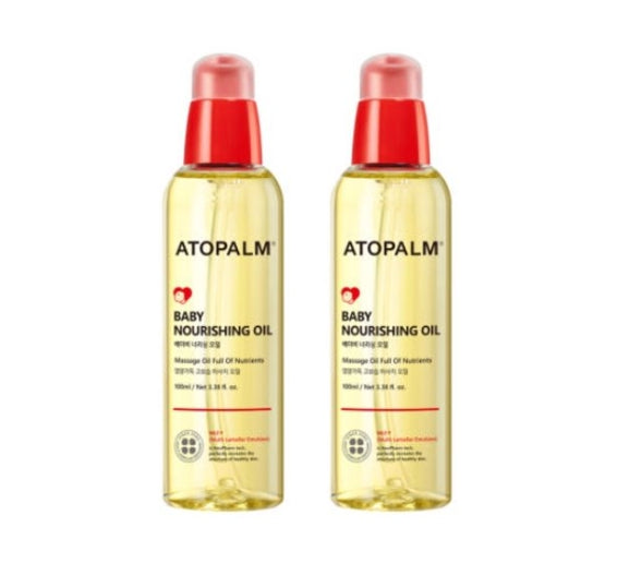 2 x ATOPALM Baby Nourishing Oil 100ml from Korea by ATOPALM