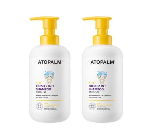 2 x ATOPALM Kids Fresh 2 In 1 Shampoo 460ml from Korea by ATOPALM