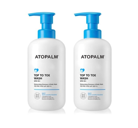 2 x ATOPALM Top To Toe All-in-One Wash 460ml from Korea by ATOPALM