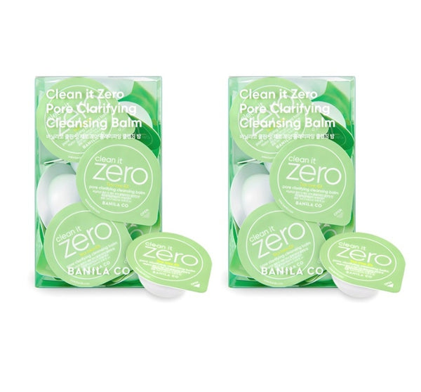 2 x BANILA CO Clean it Zero Cleansing Balm Pore Clarifying Travel Kit 16ea from Korea by BANILA CO