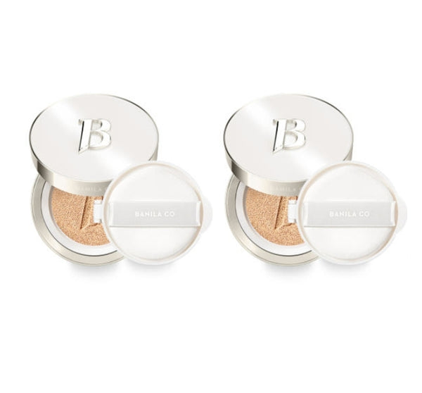 2 x BANILA CO Covericious Ultimate White Cushion Main 14g + Refill 14g (2 Items), SPF38 PA++, 9 Colours from Korea by BANILA CO