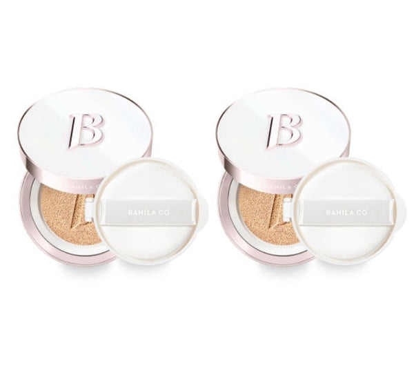 2 x BANILA CO Covericious Ultimate White Cushion Moisture Main 14g + Refill 14g, SPF50+ PA+++, 5 Colours from Korea by BANILA CO