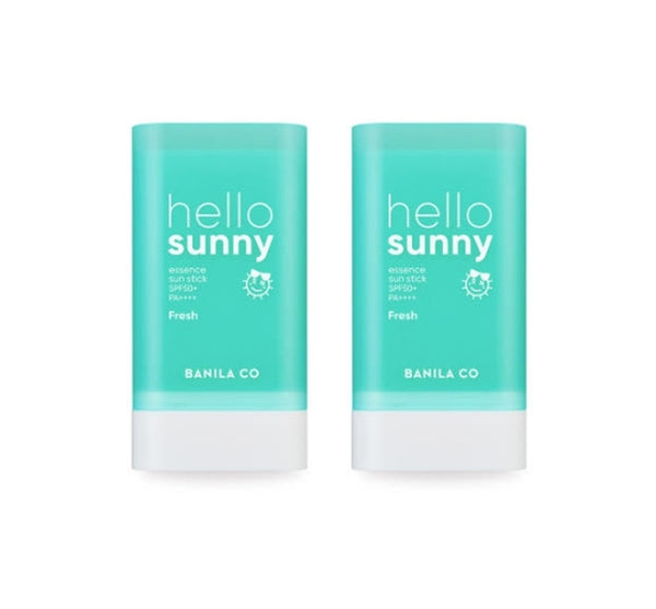 2 x BANILA CO Hello Sunny Essence Sun Stick Fresh 19g, SPF50+ PA++++ from Korea by BANILA CO